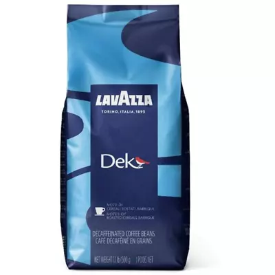 Lavazza DEK Decaffeinated Coffee Espresso Medium Roast Beans Decaf - 500g Bag • £9.99