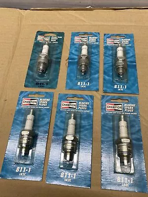 Six Champion Marine Spark Plugs L82C 811-1  SP 96 • $29.99