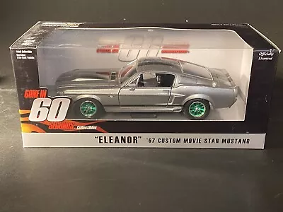 New Greenlight Ford Mustang Eleanor 1967 Gone In 60 Seconds 1:24 Limited Edition • $35.99