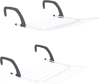 2x Radiator Airer Clothes Towel Caravan Airer Dryer Holder Drying Rack Rail • £5.99