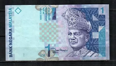 MALAYSIA 1 Ringgit Banknote ( CIRC ) • $2.50