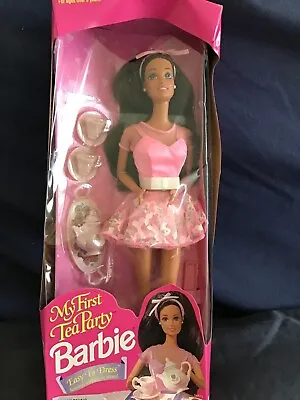 Barbie My FRST Tea Party Easy To Dress #14875 Mattel Brunette Doll  • $18.50