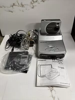 Polaroid TV Cam PhotoMax PDC 345 Camera With Docking Station Complete Never Used • $100