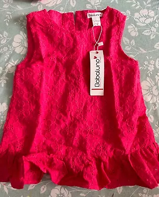 Baby Girls  Dress  Dark Pink  Age 18-24 Months  Babaluno • £5