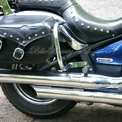 Rear Crash Bars For Kawasaki Vn900 Vulcan Chrome Guards Saddlebag Protectors • $174.27