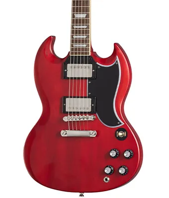 Pre-Owned Epiphone 1961 Les Paul SG Standard - Aged 60s Cherry W/ Hardshell Case • $780