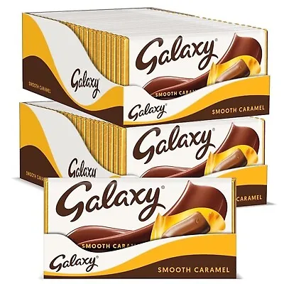 48 X Galaxy Smooth Caramel Milk Chocolate Bar 135g Share Size • £48.99