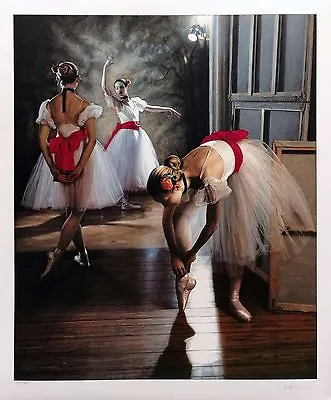 £728.30 • Buy Douglas Hofmann  The Red Sash  | Signed Print | Ballerina | Coa | Make An Offer