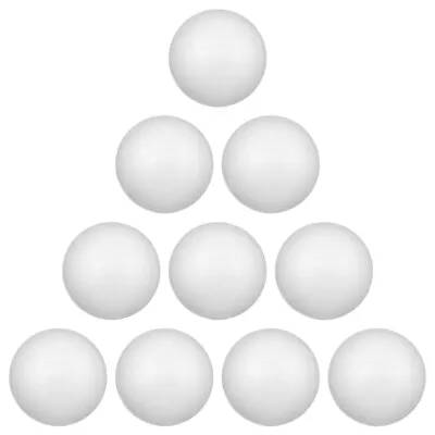 10pcs Polystyrene Craft Balls Wedding Christmas Foam Spheres • $7.96