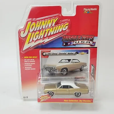 2016 JOHNNY LIGHTNING 1967 Chevy Chevelle Malibu Muscle Cars U.S.A NEW Red Line • $8