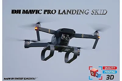 $45.11 • Buy Landing Skid Legs For DJI MAVIC PRO Riser Drone High Quality 3D - SILVER