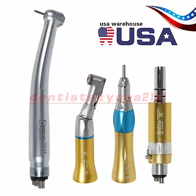 Dental Low Speed Handpiece 4H Motor Kit/ High Speed Handpiece Standard Head U3BM • $18.99