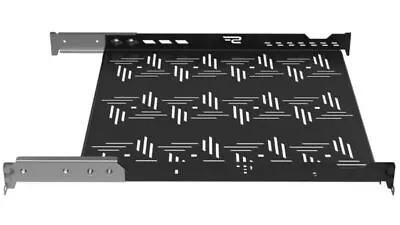 19  1U 450mm Shelf Adjustable Rack Mount Depth Network Data Cabinet Comms Rack • £29.95