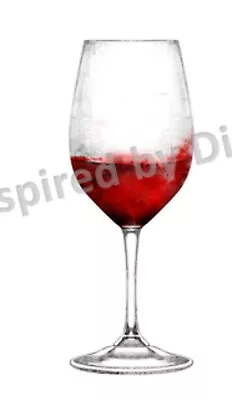£15.99 • Buy Handmade Transparent STICKER Wall, Furniture , Decal, Wine Glass Funky 347