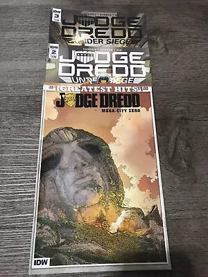 IDW Comics Judge Dredd Under Siege (2018) #1-3 VG/NM Russel Dunbar Rio • $1.49