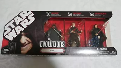 Star Wars Evolutions The Sith Collection 3.75  Figure 2007 Maul Dooku Palpatine • $120