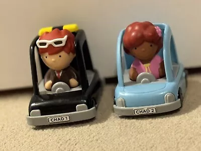 Chad Valley Tots Town Cars With Figures - Very Good Condition - Preowned • £1.99