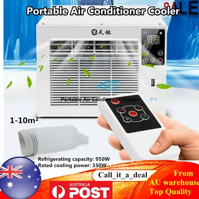 $290.07 • Buy 950W Portable Air Conditioner Cooler Window Refrigerated Cooling Remote Control