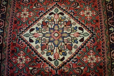 $460 • Buy 3'6 X 10 S Antique Vintage Tribal Handmade Oriental Carpet Wool Runner Bird Rug