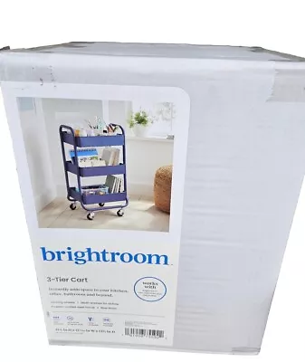 3 Tier Metal Utility Cart Blue - Brightroom*NEW* • $30