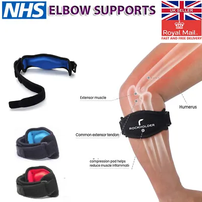 £3.25 • Buy Tennis Elbow Support Brace Strap For Arthritis/Golfers Pain With EVA Pad