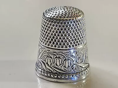 Antique Ketchum & McDougall Sterling Silver Thimble Size 9 No Holes C1900's • $9.99