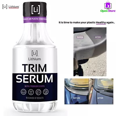 Lithium Auto Elixirs Trim Serum Rubber And Vinyl & Plastic Restorer 16 Ounces • $63.99