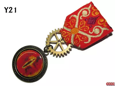 Steampunk Medal Pin Drape Badge Brooch Dragon's Eye Game Of Thrones #Y21 • $11.37