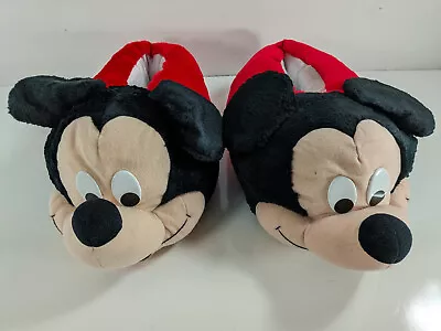 Vtg Disney Womens Slippers Mickey Mouse Unlimited Size 9/10 • $8.37