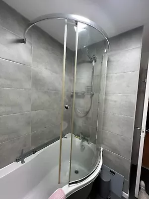 P Shaped Bath Shower Screen • £25