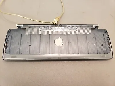 Vintage Apple Mac USB Keyboard M2452 1999 Graphite Grey Smoke Gray Translucent • $45