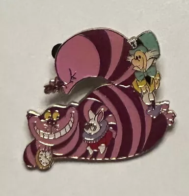 Disney Shopping - Puppet Pals - Cheshire Cat Mad Hatter - White Rabbit Alice Pin • $44.99