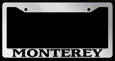 Chrome License Plate Frame Monterey Auto Accessory 1014 • $9.79