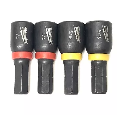 Milwaukee SHOCKWAVE Impact Duty Insert Magnetic Nut Driver Set 4Pcs • $10.89