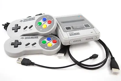 Super Nintendo (SNES) Classic Mini Console *Console/HDMI/Power/x2 Controllers* • $161.95