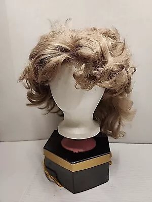 Vintage Wig Ash Blond Sz Average Hairuwear Cap 100% Kanekalon Japan Unwashed • $29.99