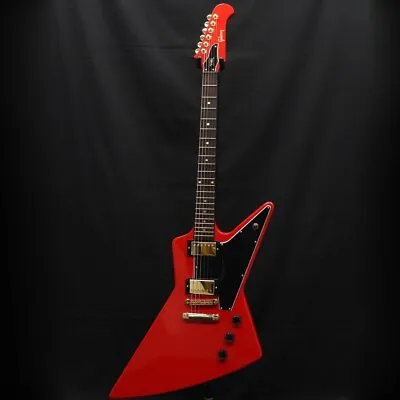 $2610 • Buy Gibson Lzzy Hale Signature Explorerbird Cardinal Red Gold Parts 2020s MOD, V2733