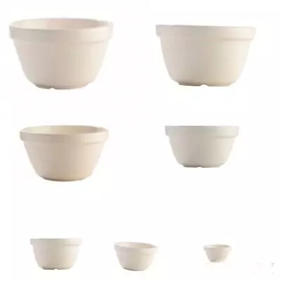 Mason Cash Traditional Classic Vintage Retro White China Pudding Basin - 7 Sizes • $11.14