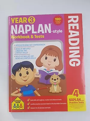 Year 3 NAPLAN* Style Reading Workbook & Tests By Hinkler Pty Ltd (Book 2017) • $15