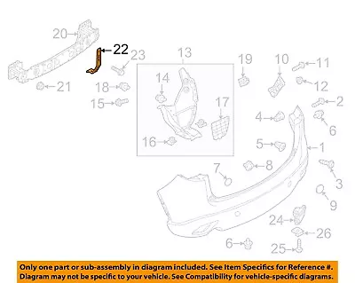 MAZDA OEM 13-16 CX-5 Rear Bumper Bumper Components-Stay Right KD5352B22A • $9