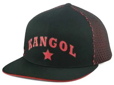 Kangol Star Links Red & Black Adjustable Strapback Hat • $28.95