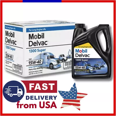 HOT 1300 Super Heavy Duty Synthetic Blend Diesel Engine Oil 15W-40 1 Gal 4pack • $54.55