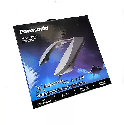 Panasonic SoundSlayer Wearable Gaming Speaker SC-GN01PP Black Brand NEW & Sealed • $94.85