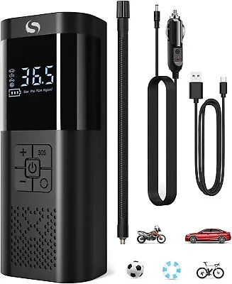 SERVOMASTER Tire Inflator Portable Tire Compressor Cordless Tire Inflator • $69.98