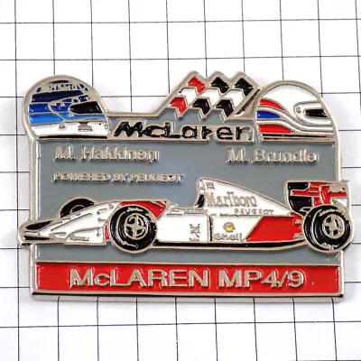 Rare Vintage McLaren Helmet And Race Car Pin Badge Limited France Pins This • $105.38