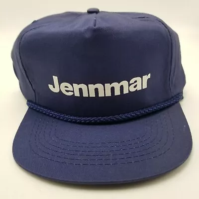 Jennmar Hat Cap Ground Control Technology Mining Blue Snapback Used Adult B2D • $8.99