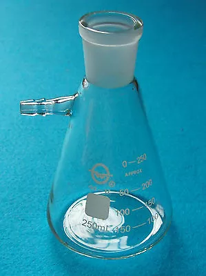 250ml24/29Glass Filtering FlaskLab Filtration BottleChemistry Glassware • $15.99