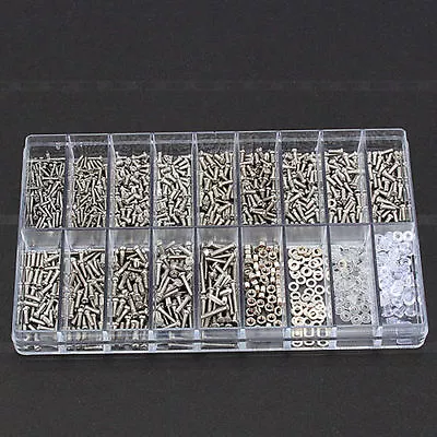 $6.41 • Buy Fashion 1000pcs Repair Kit Micro Eyeglass Sunglass Spectacles Tiny Screws Slo