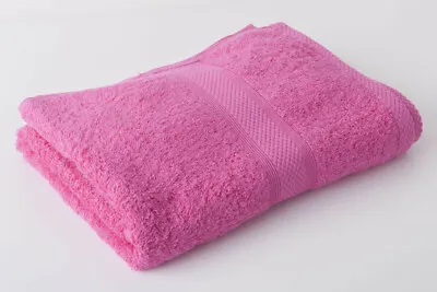 24 X Pink  Luxury 100% Egyptian Cotton Hairdressing Towels Salon Beauty  50x85cm • £66.99