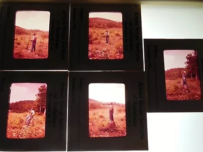 21 Slide Photos Showing Riflemen With Moonshine 1940s Virginia Homestead • $65